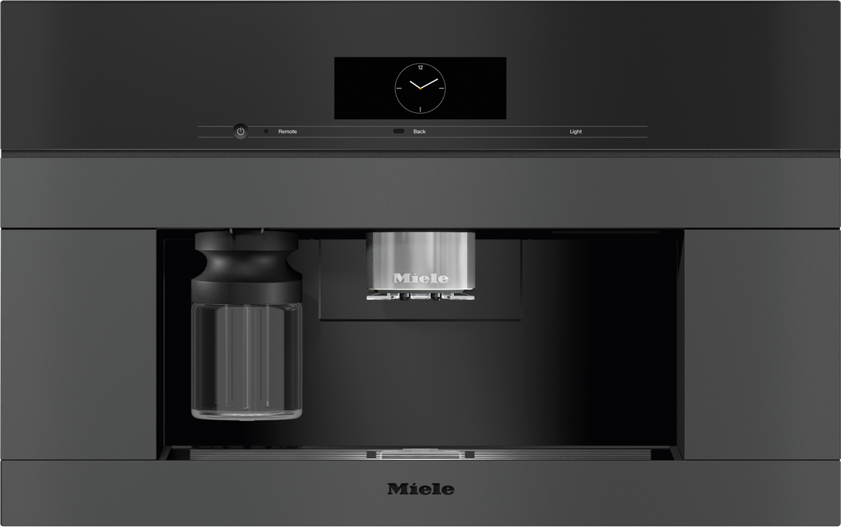 Miele CVA 7875 Obsidian Black matte built-in coffee machine