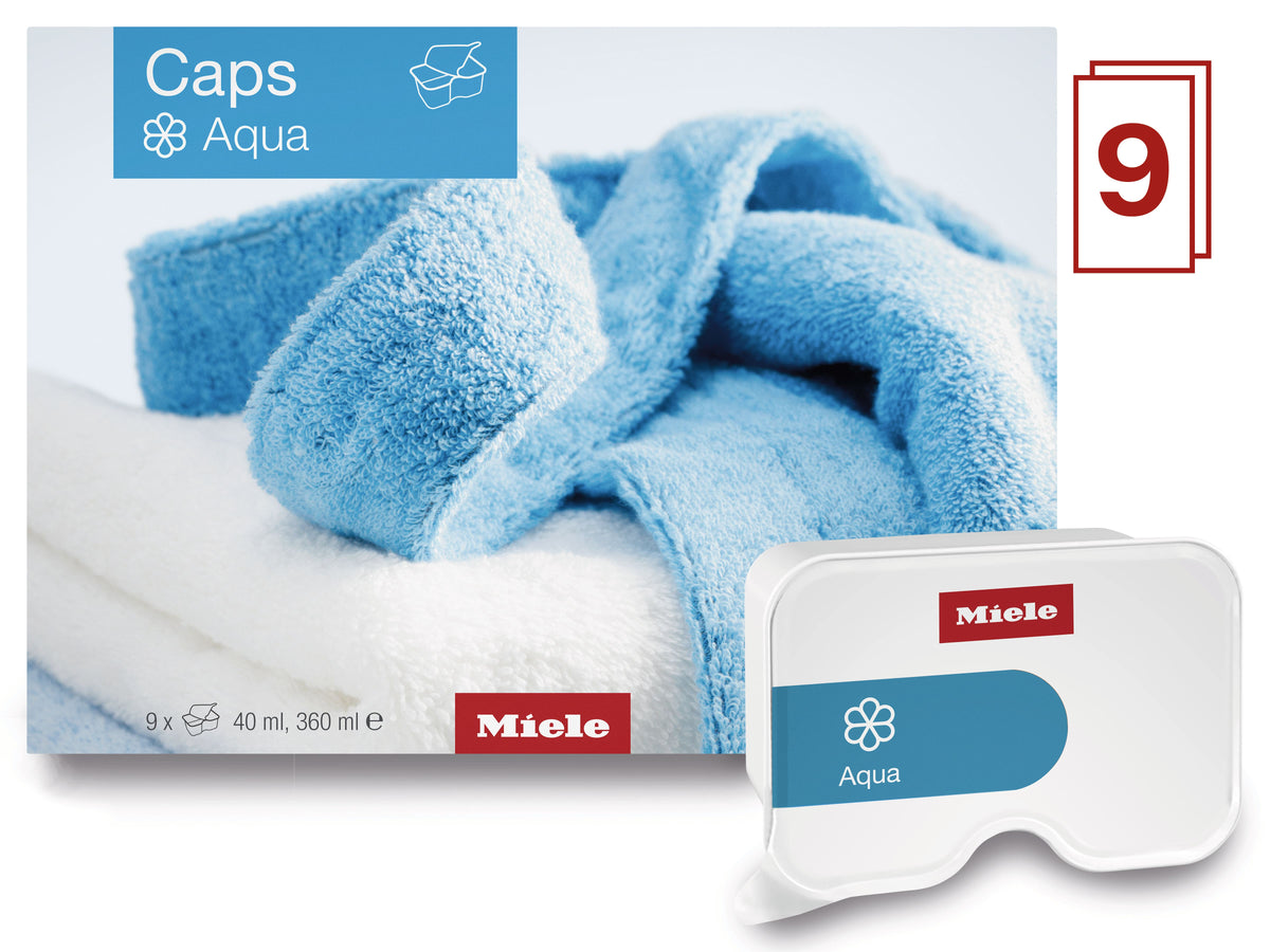 Miele Aqua Fabric Softener Capsules, 9-Pack — manufacturer image 3