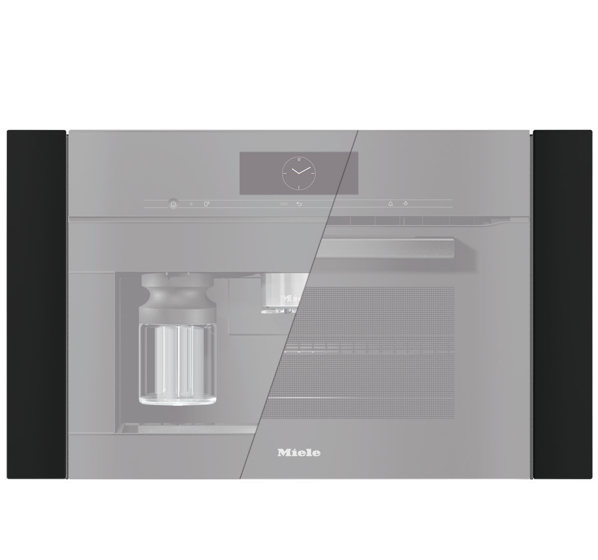 Miele EBA 7848 Trim Kit for 30" x 18" Niche - Obsidian Black