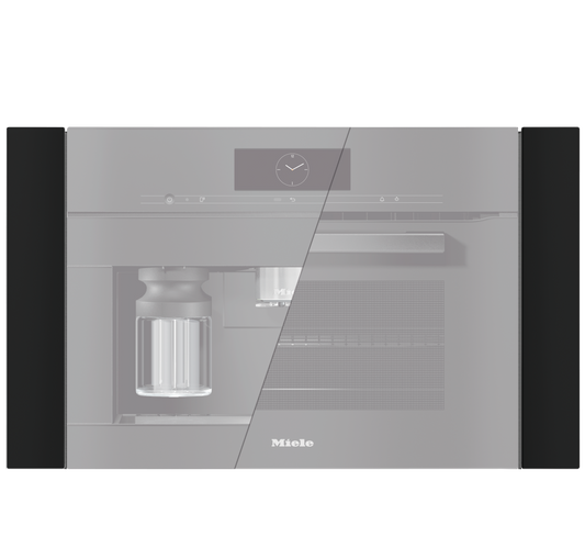 Miele EBA 7848 Trim Kit for 30" x 18" Niche - Obsidian Black