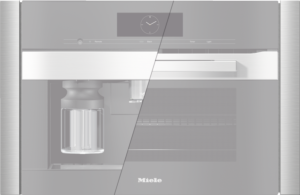 Miele EBA 7747 Trim Kit for 27" x 18" Niche - Clean Touch Steel