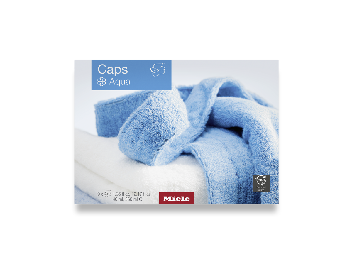 Miele Aqua Fabric Softener Capsules, 9-Pack