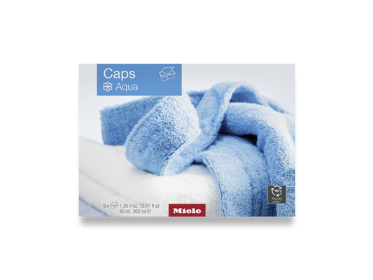 Miele Aqua Fabric Softener Capsules, 9-Pack