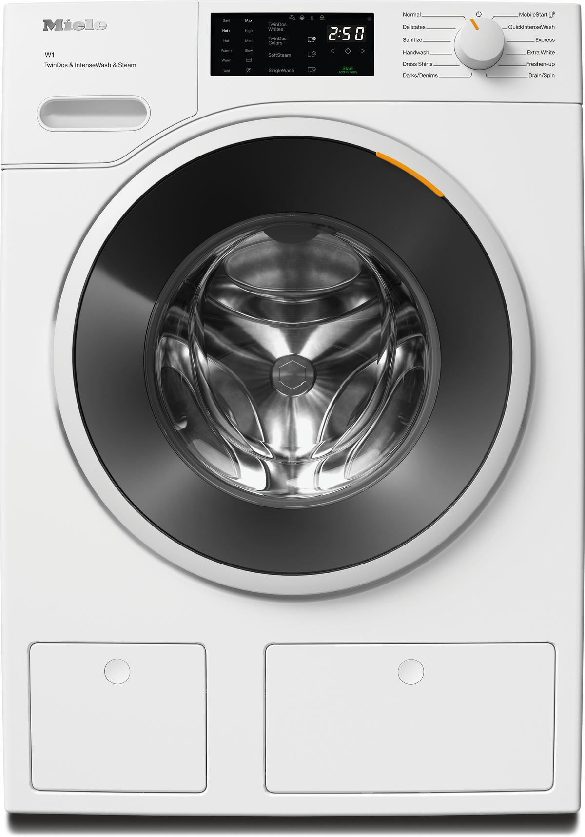 Miele WXF980 WCS TDos&IWash&Steam Front-Loading Washing Machine